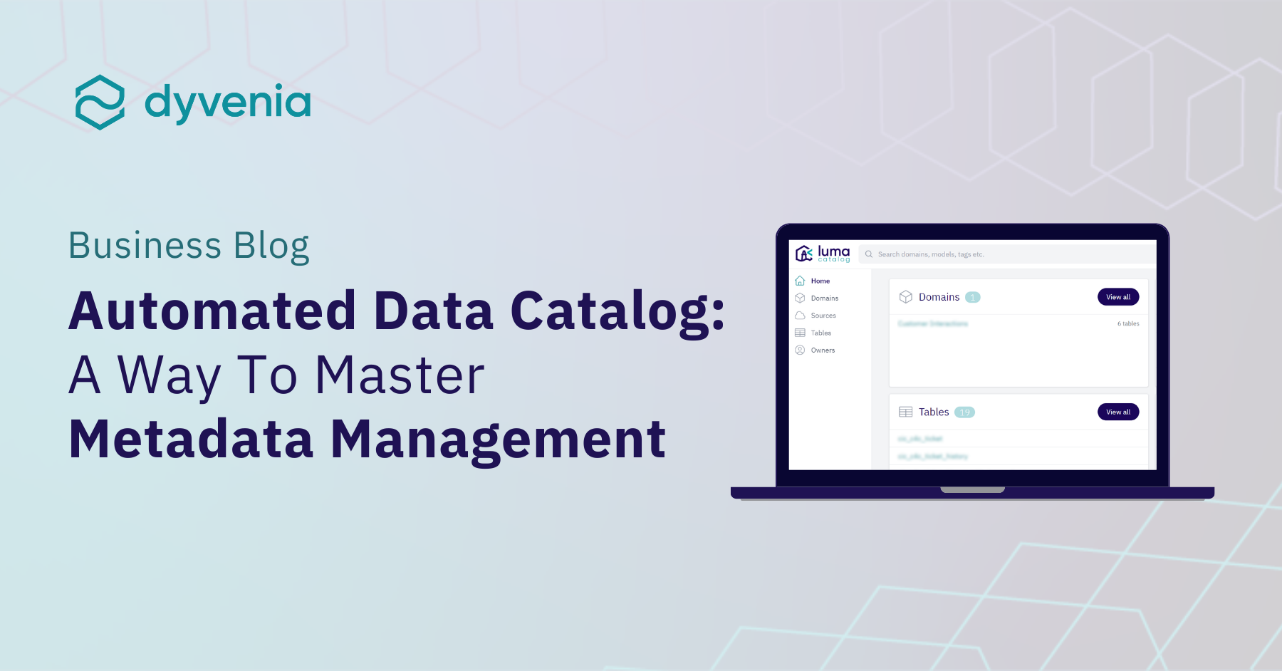 automated metadata management with a data catalog